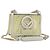 FENDI Zucca Canvas Chain Shoulder Bag Vinyl Clear Gold