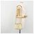 FENDI Zucca Canvas Chain Shoulder Bag Vinyl Clear Gold - vista 24