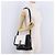 Céline CELINE Shoulder Bag Leather White Black Silver - vista 25