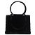 Salvatore Ferragamo Tote Bag Velor Black Silver - vista 2