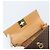Céline CELINE Bolsa de mão em lona Macadam PVC Couro Castanho Dourado - vista 10