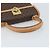 Céline CELINE Bolsa de mão em lona Macadam PVC Couro Castanho Dourado - vista 7