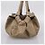 LOEWE Nappa Aire Anagram Hand Bag Leather Gold - vista 4