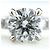 Anello Cartier Etincelle de Half Eternity in Platino - vista 2