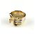Cartier Tri-Color Gold Band Ring - Ansicht 2