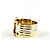 Cartier Tri-Color Gold Band Ring - Ansicht 3