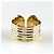 Cartier Tri-Color Gold Band Ring - Ansicht 4
