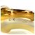 Cartier Tri-Color Gold Band Ring - Ansicht 7