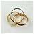 Anello Cartier Trinity in oro rosa bianco e giallo 18K - vista 3
