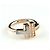 Autre Marque Tiffany & Co. T Wire Ring aus Roségold und Diamanten - Ansicht 3