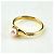 Christian Dior Ring aus Gelbgold mit Perle - Ansicht 2
