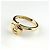 Céline Anillo banda Celine de oro amarillo con diamantes - vista 2