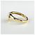 Céline Anillo banda Celine de oro amarillo con diamantes - vista 4