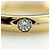 Harry Winston Ehering aus 18K Gelbgold und Diamanten - Ansicht 2