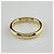 Harry Winston Ehering aus 18K Gelbgold und Diamanten - Ansicht 4