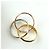 Anello Cartier Trinity in Oro Giallo - vista 4