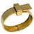 Céline Bracciale rigido donna Celine placcato oro