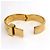 Céline Bracciale rigido donna Celine placcato oro - vista 2