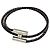 Hermès Bracciale Charm Tresse Hermes in Nero e Argento