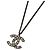 Collana Chanel Argento con logo Coco
