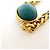 Collana lunga Chanel oro e verde - vista 3