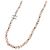 Collar Chanel de strass rosa y plata