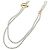 Collana Chanel a doppio giro di perle finte