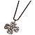 Collana Chanel in bronzo con logo Coco