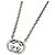 Collana Gucci in argento con logo GG