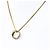 Collana con pendente Cartier Baby Trinity in oro giallo