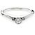 Autre Marque Tiffany Curved Band Ring aus Platin mit Diamant