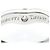 Autre Marque Tiffany Curved Band Ring aus Platin mit Diamant - Ansicht 8
