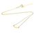 Autre Marque Collana Tiffany T Smile Micro Model in oro giallo 18K - vista 13