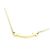 Autre Marque Collana Tiffany T Smile Micro Model in oro giallo 18K - vista 4
