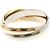 Anello Cartier Trinity in oro giallo rosa e bianco - vista 6