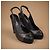Chanel Slingbacks aus schwarzem Echtlizardleder - Ansicht 3