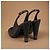 Chanel Slingbacks aus schwarzem Echtlizardleder - Ansicht 5
