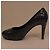 Chanel Matelassé Pumps aus schwarzem Leder - Ansicht 10