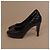 Chanel Matelassé Pumps aus schwarzem Leder - Ansicht 2