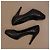 Chanel Matelassé Pumps aus schwarzem Leder - Ansicht 5