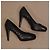 Chanel Matelassé Pumps aus schwarzem Leder - Ansicht 6