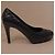 Chanel Matelassé Pumps aus schwarzem Leder - Ansicht 9