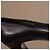 Chanel Schwarze Leder-Plateau-Pumps - Ansicht 19