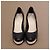 Chanel Schwarze Leder-Plateau-Pumps - Ansicht 2