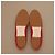 Chanel Ballerine in pelle rossa con Camelia - vista 13