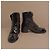 Chanel Runway Pocket Biker Combat Boots Schwarz Leder - Ansicht 3