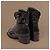 Chanel Runway Pocket Biker Combat Boots Schwarz Leder - Ansicht 7