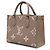 Louis Vuitton Brown Bicolor Monogram Empreinte Giant OnTheGo PM - Ansicht 2