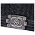 Chanel Black Small Braided Woven Lambskin Boy Flap - vista 5