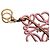 Portachiavi e ciondolo per borsa Anagram in pelle rosa LOEWE - vista 3